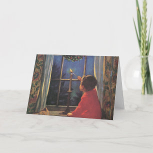 Vintage Kerstmis door Jessie Willcox Smith Feestdagen Kaart