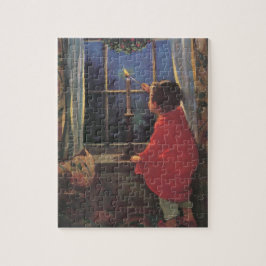 Vintage Kerstmis door Jessie Willcox Smith Legpuzzel