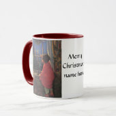 Vintage Kerstmis door Jessie Willcox Smith Mok (Voorkant links)