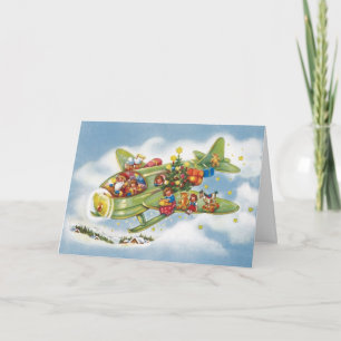 Vintage Kerstmis, eenvoudig aan te passen Kaarten