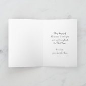 Vintage Kerstmis, eenvoudig aan te passen Kaarten (Binnen)