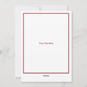 Vintage Kerstmis Elf of Gnome Feestdagenkaart (Achterkant)