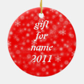 Vintage Kerstmis Elf Ornament (Achterkant)