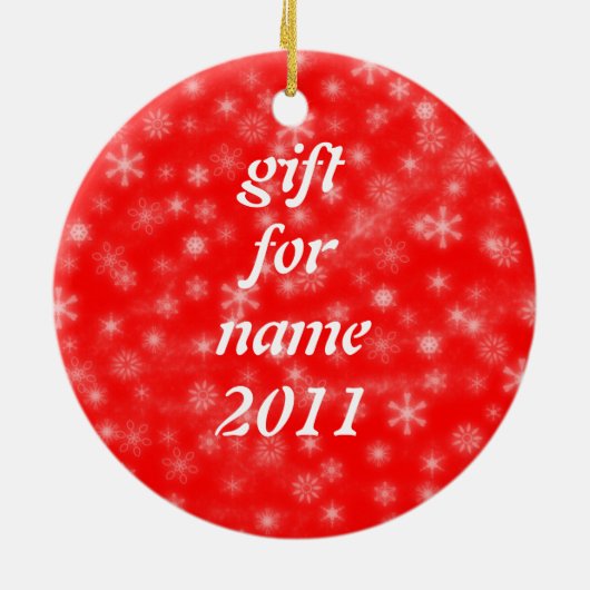 Vintage Kerstmis Elf Ornament (Achterkant)