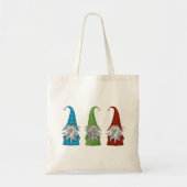 Vintage Kerstmis Elf Tote Bag (Voorkant)