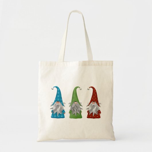 Vintage Kerstmis Elf Tote Bag (Voorkant)
