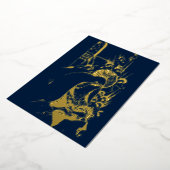 Vintage Kerstmis: Emma Schlangenhausen Folie Feestdagenkaart (Gedraaid)