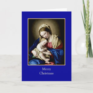 Vintage Kerstmis Feestdagen Kaart