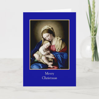 Vintage Kerstmis Feestdagen Kaart