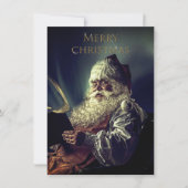 Vintage Kerstmis Feestdagenkaart (Voorkant)