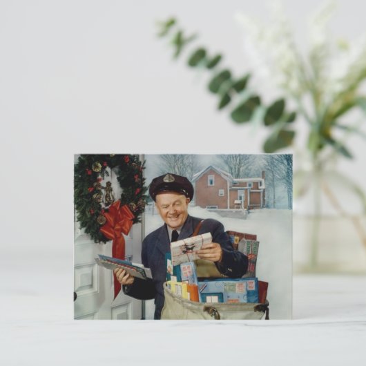 Vintage: Kerstmis - Feestdagenkaart (Staand voorkant)