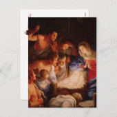 Vintage: Kerstmis - Feestdagenkaart (Voorkant / Achterkant)