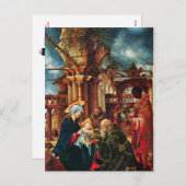 Vintage: Kerstmis - Feestdagenkaart (Voorkant / Achterkant)