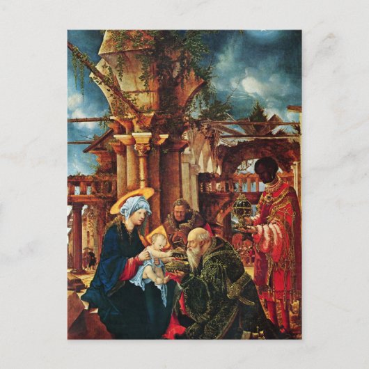 Vintage: Kerstmis - Feestdagenkaart (Voorkant)