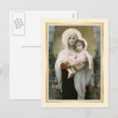 Vintage Kerstmis Feestdagenkaart (Voorkant / Achterkant)