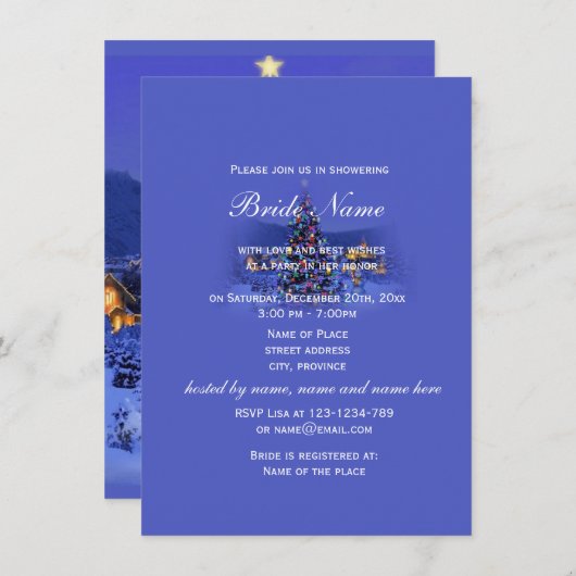 Vintage Kerstmis, feestfeest vrijgezellenfeest Kaart (Voorkant / Achterkant)