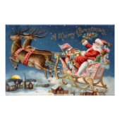 Vintage Kerstmis Foto Afdruk (Voorkant)