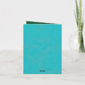 Vintage Kerstmis geschenkdoos goud glitter meisje (Achterkant)