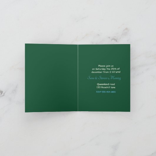 Vintage Kerstmis geschenkdoos goud glitter meisje (Binnen)