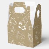 vintage kerstmis Gingerbrood Man en santa Bedankdoosjes (Geopend)