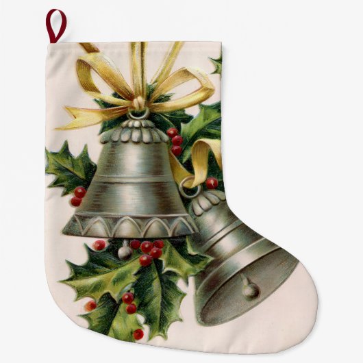 Vintage Kerstmis Grote Kerstsok (Voorkant)