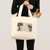 Vintage Kerstmis Grote Tote Bag (Voorkant (product))