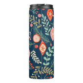 Vintage Kerstmis Hand Getrokken Naadloos Thermosbeker (Achterkant)