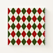 Vintage Kerstmis Harlequin Pset | NOTITIEBOEK (Achterkant)