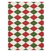 Vintage Kerstmis Harlequin Pset | Tablecloth Tafelkleed (Voorkant)