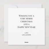 Vintage Kerstmis, het sneeuwbalgevecht (1890) Feestdagenkaart (Achterkant)