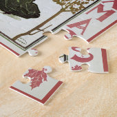 Vintage Kerstmis Hoesje 1895 Legpuzzel (Zijkant)