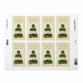 Vintage Kerstmis Holly Bell CH005 Etiket (Full Sheet)