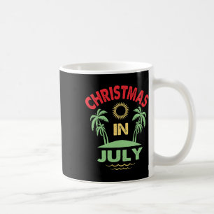 Vintage Kerstmis In Juli Zomer Strandfeest Vrouwen Koffiemok