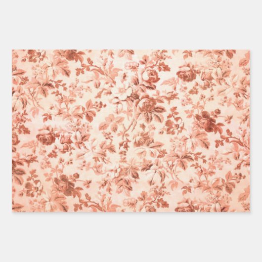 Vintage Kerstmis Inpakpapier Vel (Voorkant 2)