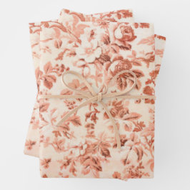 Vintage Kerstmis Inpakpapier Vel