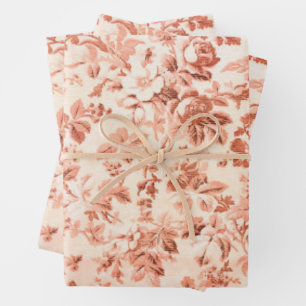 Vintage Kerstmis Inpakpapier Vel