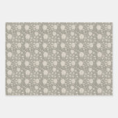 Vintage Kerstmis Inpakpapier Vel (Voorkant)