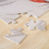 Vintage Kerstmis, Jolly Santa Claus met String Legpuzzel (Zijkant)