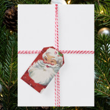 Vintage Kerstmis, Jolly Santa Claus Winking