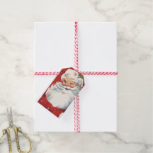 Vintage Kerstmis, Jolly Santa Claus Winking