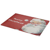 Vintage Kerstmis, Jolly Santa Claus Winking Snijplank (Hoek)