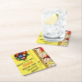 Vintage Kerstmis Kartonnen Onderzetters (Insitu)