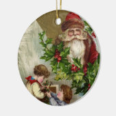 Vintage Kerstmis Keramisch Ornament (Links)