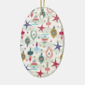 Vintage Kerstmis Keramisch Ornament (Links)