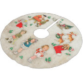Vintage Kerstmis Kerstboom Rok (Gekanteld)