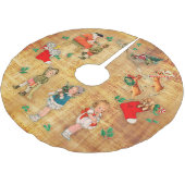 Vintage Kerstmis Kerstboom Rok (Gekanteld)
