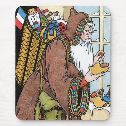 Vintage Kerstmis, kerstcadeautjes voor kerstcadeau Muismat (Voorkant)