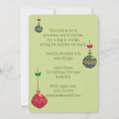 Vintage Kerstmis, kerstman met avondeten Kaart (Achterkant)