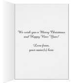 Vintage Kerstmis, kind met groot pakket (Binnen (Rechts))