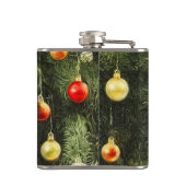 Vintage Kerstmis Kitten Heupfles (Achterkant)